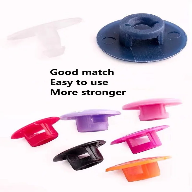 2021 wholesale pin buttons replacement rubber PVC custom logo clogs shoes mules push on plastic buttons