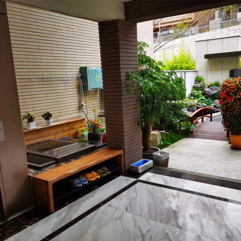 Light luxury home solid wood shoe changing stool, home entrance multifunctional sliding door shoe cabinet