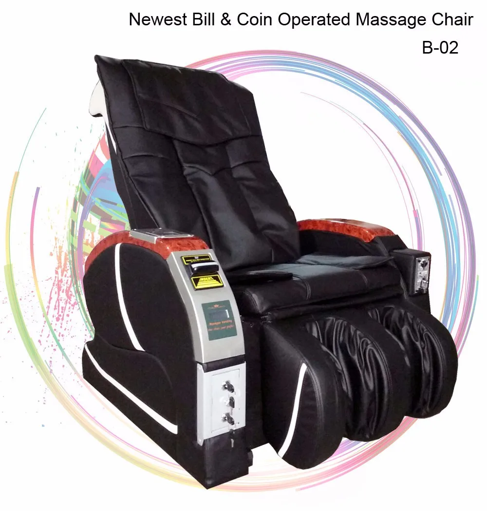 Newest Smart Auto Coin And Bill Operated Vending Massage Chair