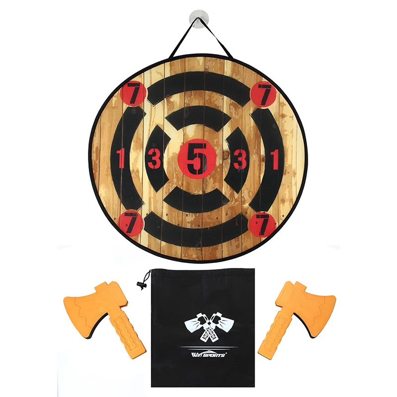 wholesale hot sale indoor outdoor foam axe throwing target game dart games for kids and adult family fun