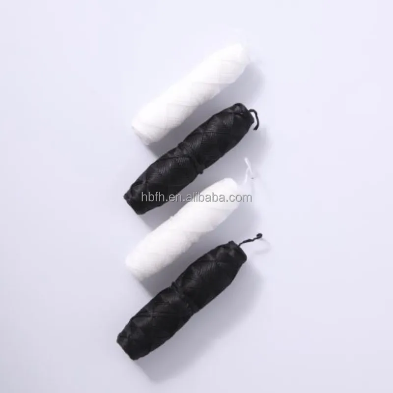 30m or 50m wax and unwax nylon bamboo charcoal dental floss with mint coconut flavor