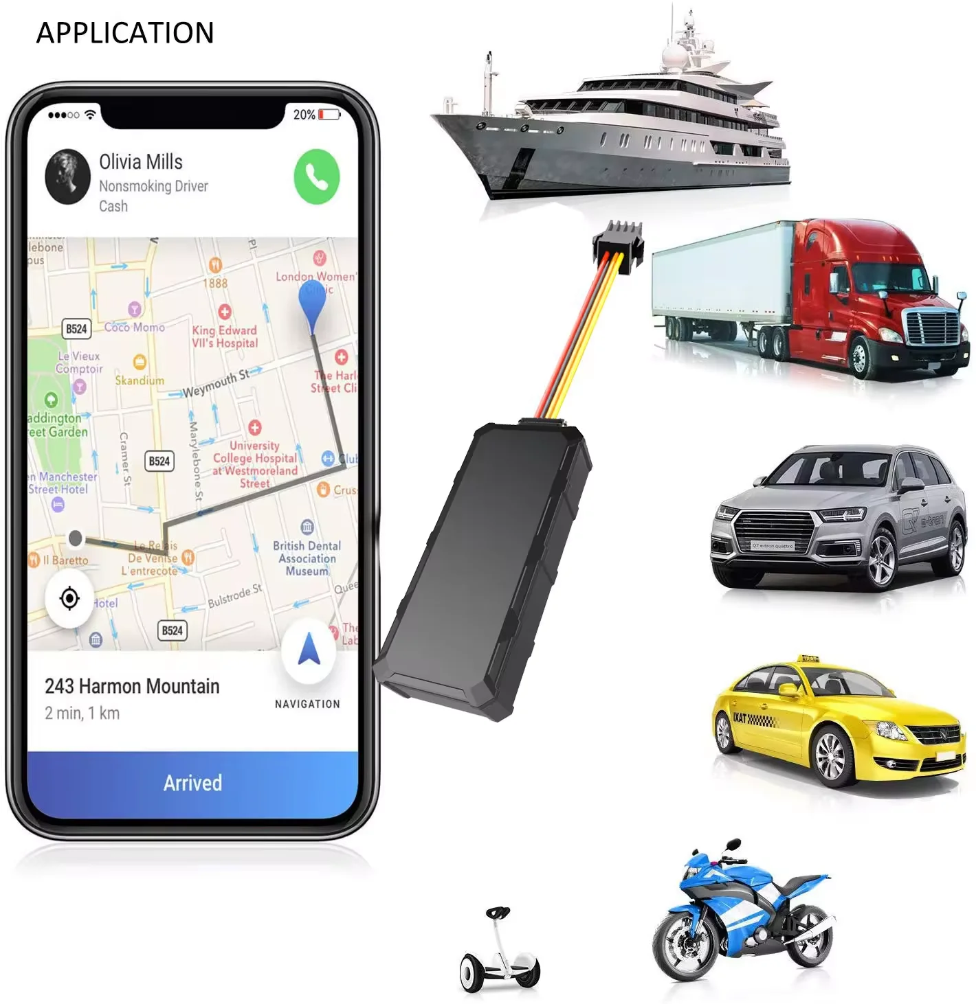 ACC Detection Provide OEM Logistics Tracking Lowest Cost Wholesale GPS tracker 2G+4G with SOS alarm