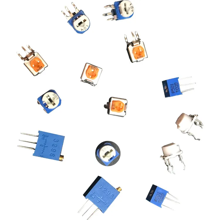 Disc shaped Intermediate Frequency Carbon film 0.5w variable adjustable resistor