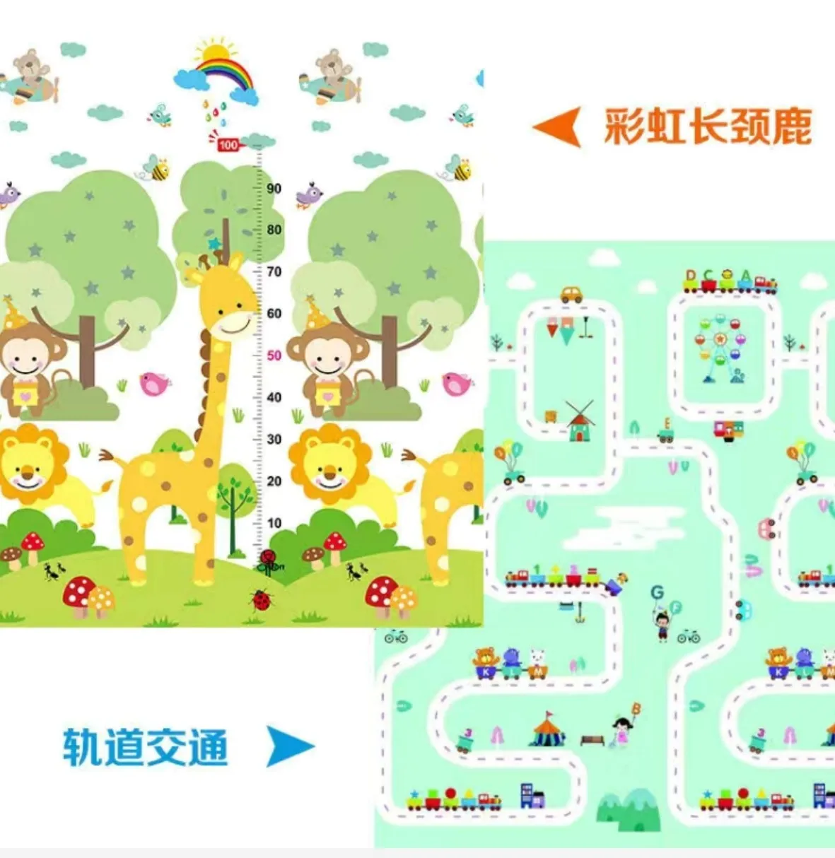  2021 Good Quality Material Soft Floor XPE Foam Children Foldable Baby Play Mat For Kids