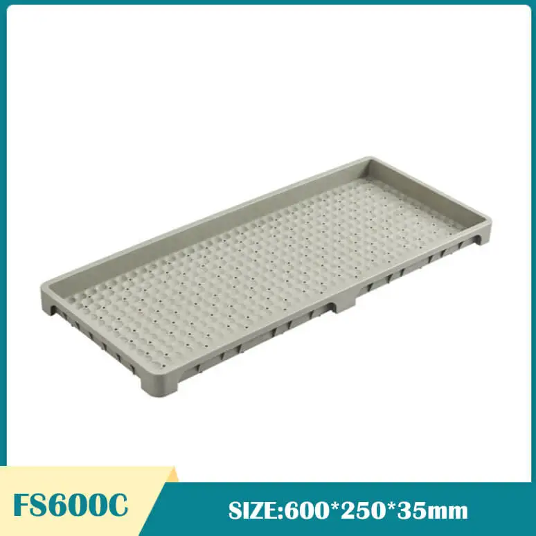 Factory Direct Sales Customized 60*30*3.5cm Large Plant Tray Pp Rice Nursery Seed Trays