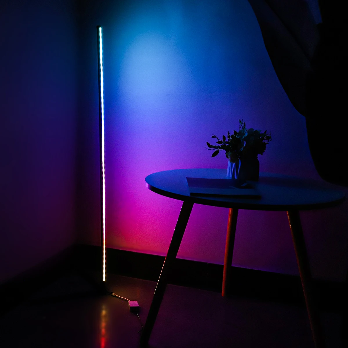 Игровые светильники для гостиной RGB-подсветка декора ночники стоячие светодиодные Угловые напольные Прямая поставка