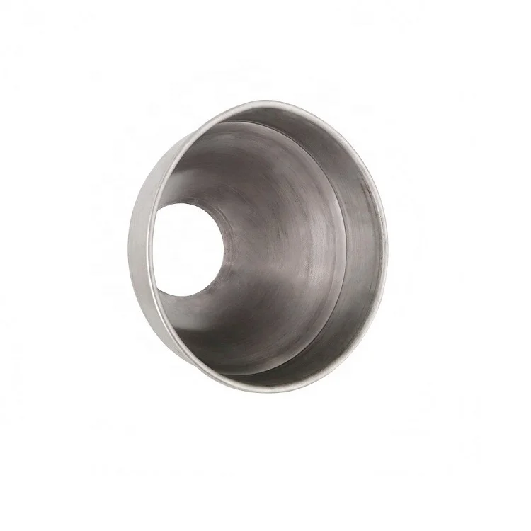 Custom metal spinning large cone stainless steel funnels