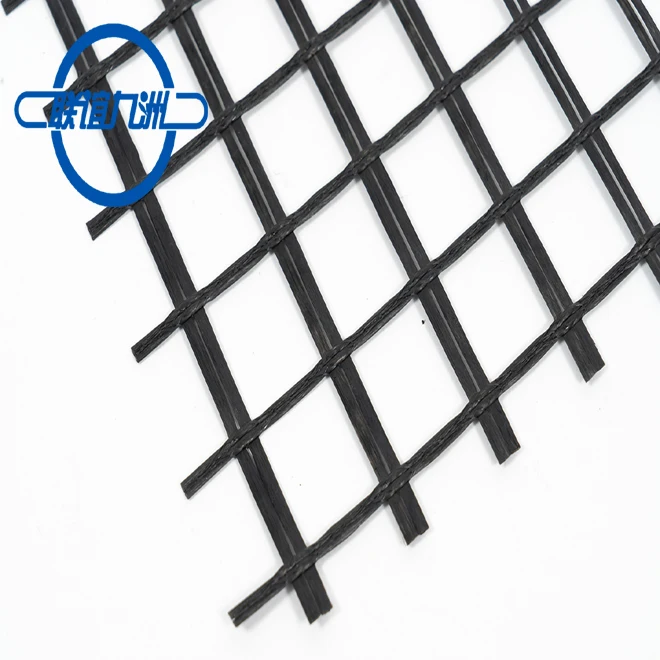 Glassfiber Geogrid Asphalt Fiberglass Geogrid 100/100kn