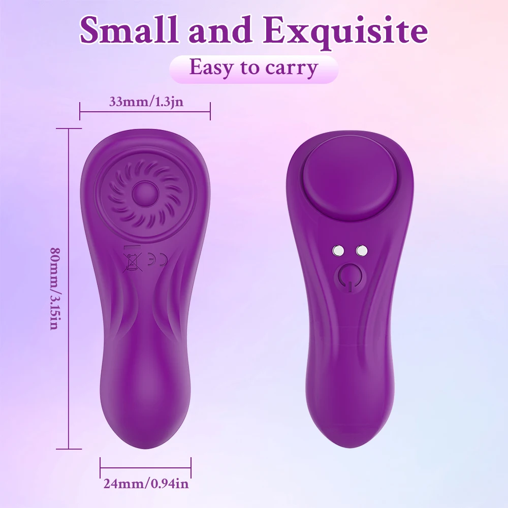 New silicone 10-frequency wireless remote control wearable massage vibration masturbator adult sex toy