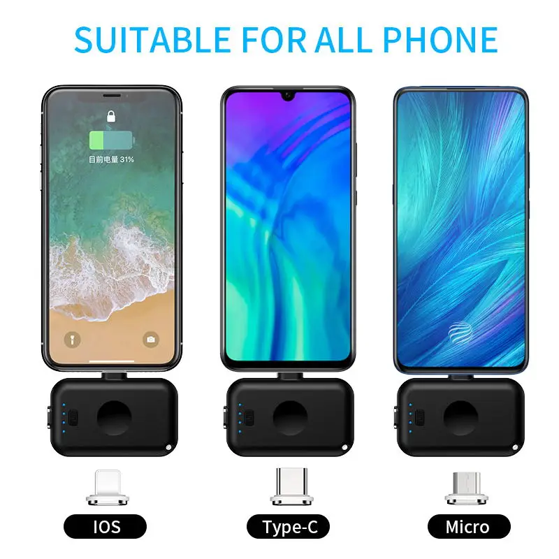 IPSKY 2021 New Product 4 in 1 12800mAh Portable Magnetic Mobile Power Bank