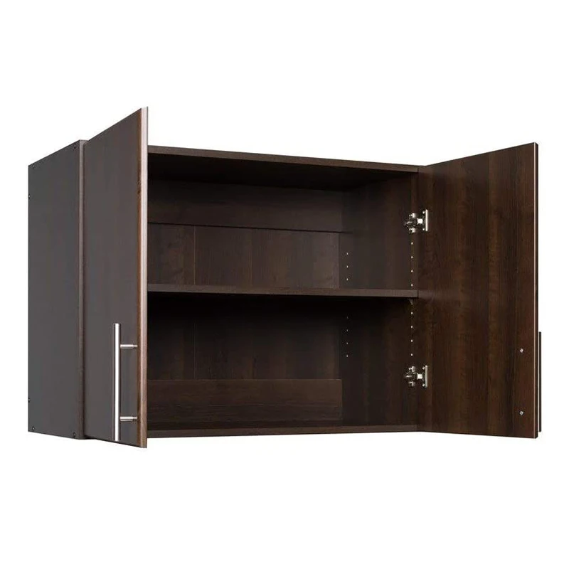 Wooden Wall Mounted Storage Cabinet with 2 Door, Decorative Farmhouse Modern Cabinet for Living Room, Laundry, Kitchen Dining