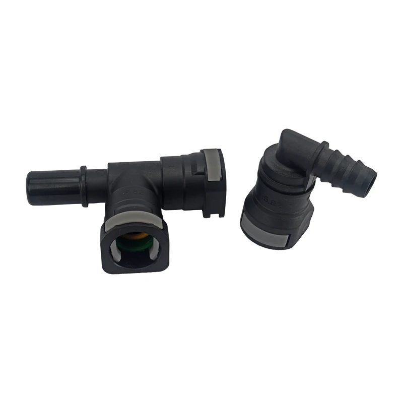 Fuel Line Quick Release Connector Car Hose Coupler 15.82mm Female Fuel Line Quick Connector to 5/8 16mm or 1/2 14mm Fuel Hose