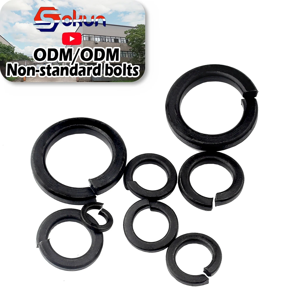 Stainless Steel Spring Washer - Spring Lock Washers with Square Ends DIN127