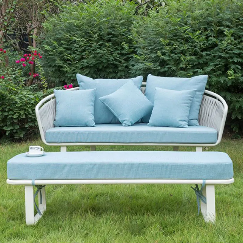  Luxury Patio Garden Table and Sofa Chairs Set Outdoor
