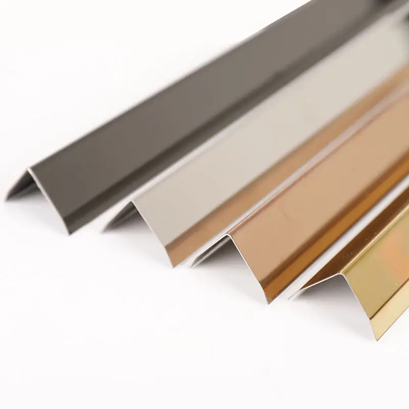 Hot Sale Straight Edge Angle Profile Aluminium L Shape Ceramic Tile Corner Trim For Corner Protection