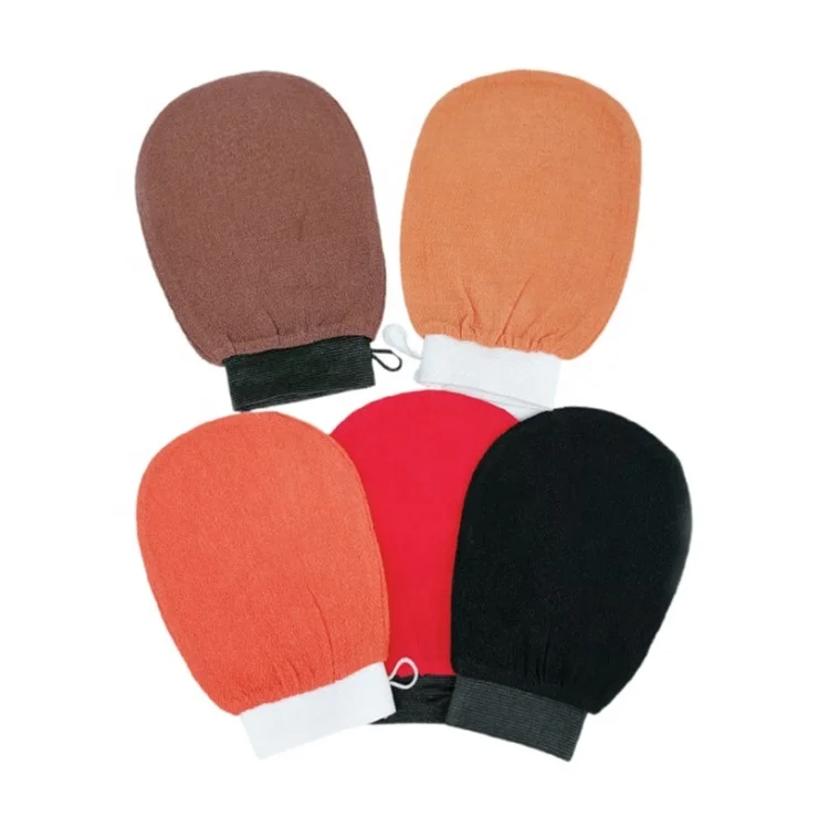 Custom Wholesale 2022 Hot Sale Factory Supply Eco Friendly Not Hurt Skin Body Cleaning Exfoliating Body Mitt Bath Glove