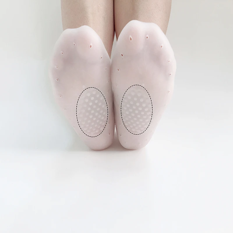 Soften Silicone Moisturizing Spa Gel Arch Support Socks Foot Skin Care Beauty Spa Moisturizing Socks