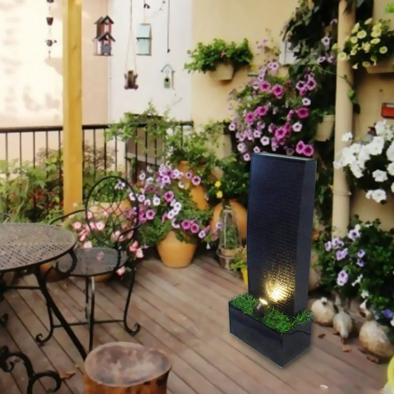 Garden Design Home Outdoor Water Feature Waterfall Wall