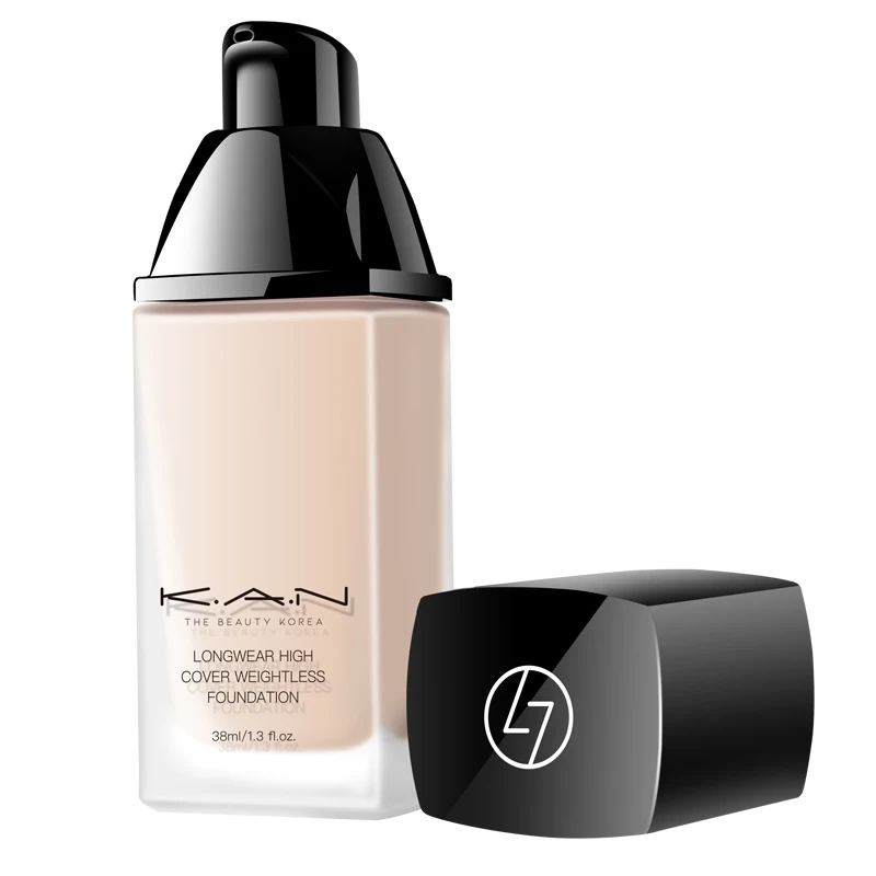 Private Label Waterproof Makeup 18 Colors Liquid Cream Vegan Face Fit Me Full Coverage Liquid Foundation