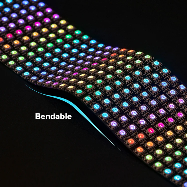 Sale Much Flexible Programmable Digital 5050 Smd Ws2812b 8x8 16x16 8x32 led matrix