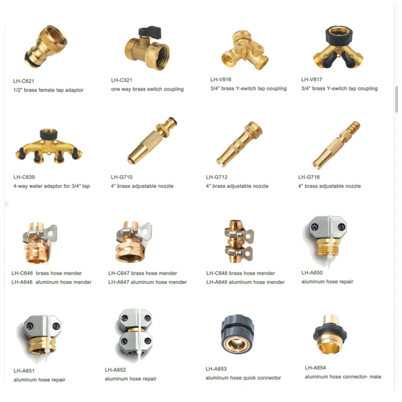 GHT NPT USA Thread Quick Connector Male Female Faucet  Adapter Water connector Repair Brass Fitting Garden hose connector