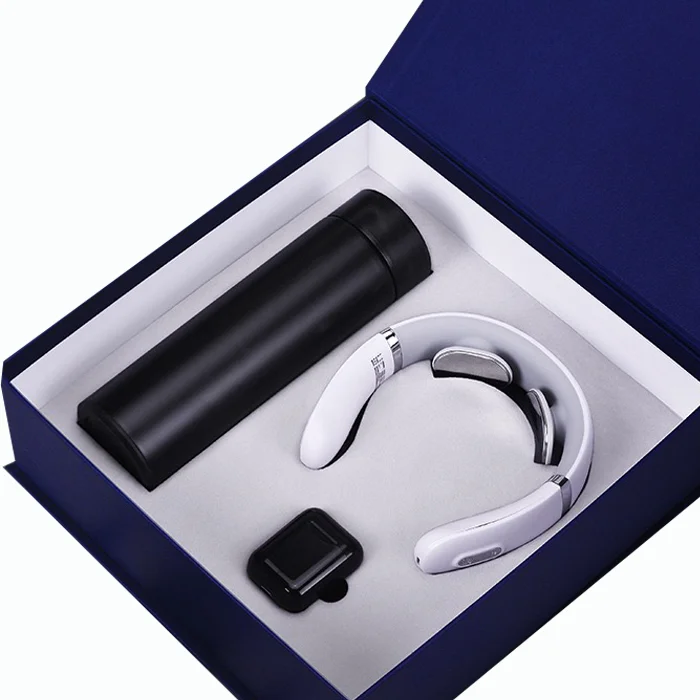 new year gift 2024 neck acupoints lymphvity massager device corporate luxury promotional custom business anniversary gifts set