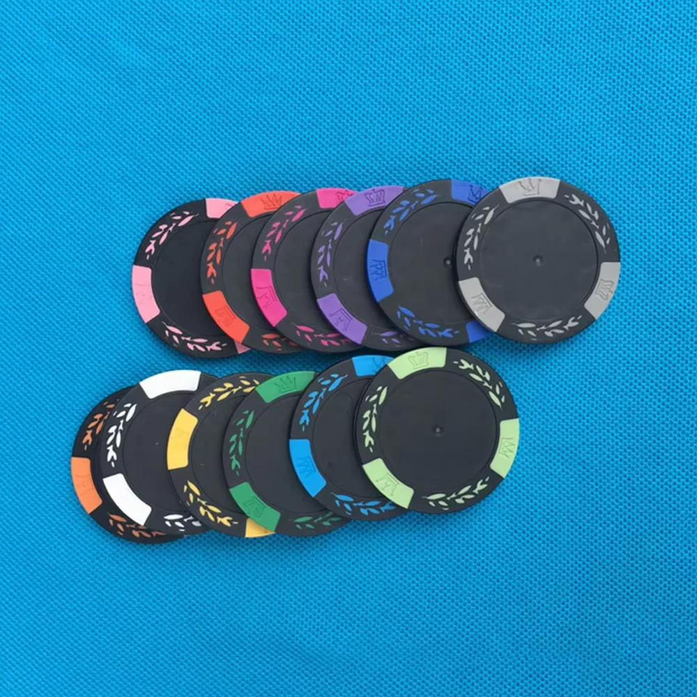 Plastic Long Short Bars Poker Chips Card Entertainment Game ABS Colourful Poker Chips Set Board Game