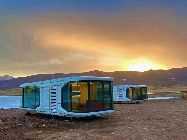 Global Housing Container Cabin Homes MovableVilla House 40ft Container for Capsule Office Pod casa prefabricadas envio gratis