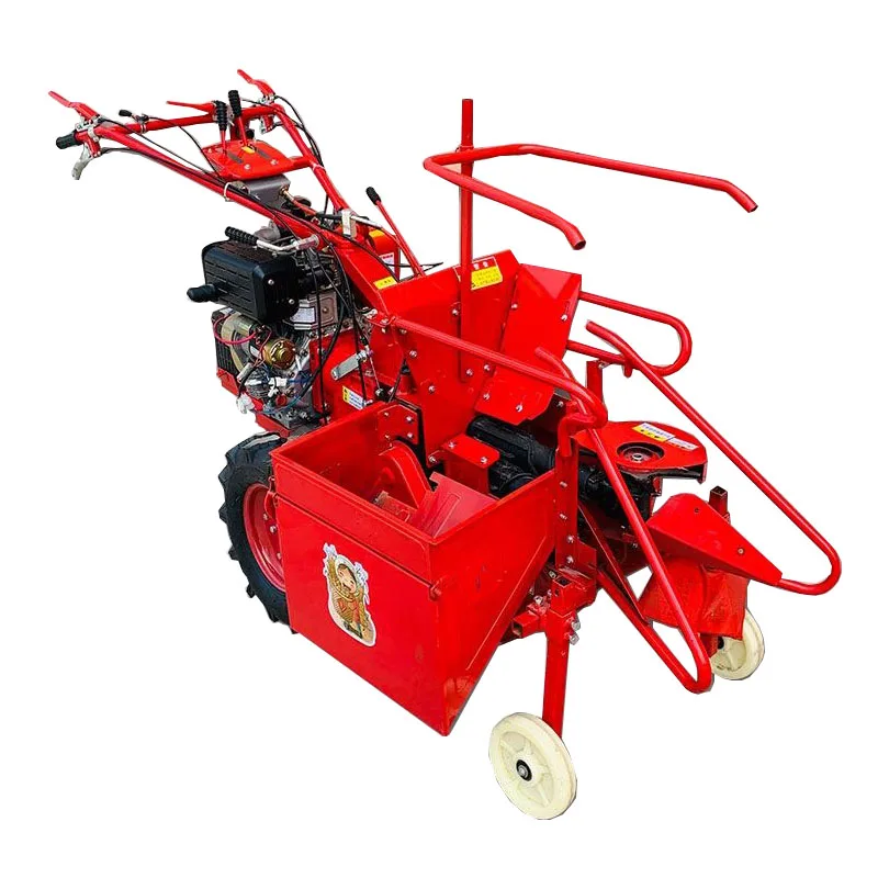 Ручной дизельный двигатель и микроуборочный комбайн