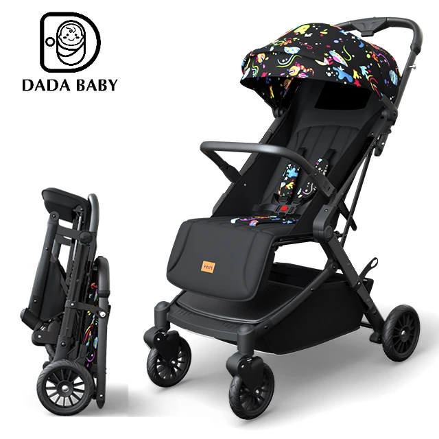 Wholesale Lightweight Stroller Baby Buggy Pushchair Poussette Foldable Carriage Travel Pram Cheap 2 In 1 Stroller For Toddler