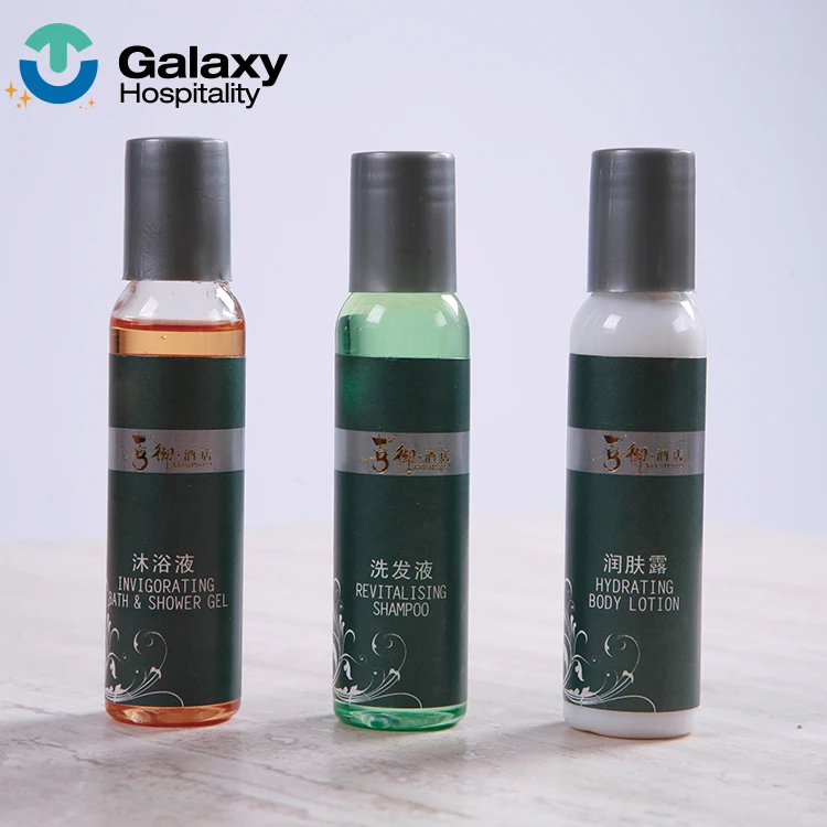 Hotel Bathroom Cosmetic Bottle With Screw Shampoo Bath Gel Private Label Leave In Hair Conditioner