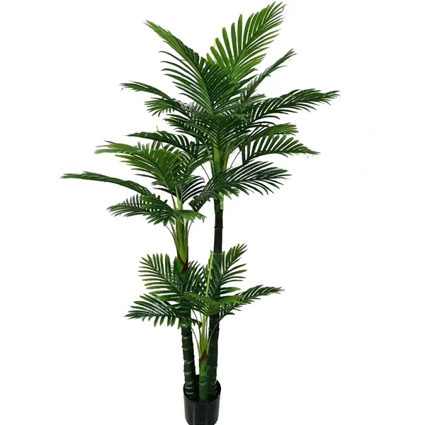 Modern Design Decorative Landscape Bamboo Big Artificial House Plant Fake Tree With Vase
