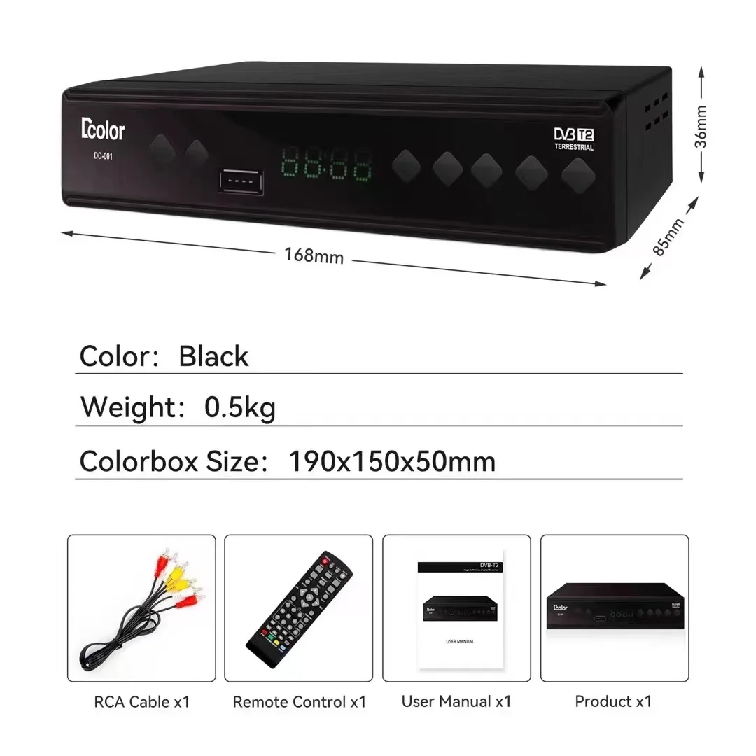 Indonesia in stock Set top box Digital TV terrestrial receivers 1080P H.264 DVB T2 USB DVB-T2 receiver STB