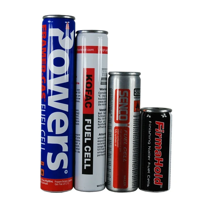 100mm Fuel cell can gas nail canister aluminum can aerosol can 160mm 165mm