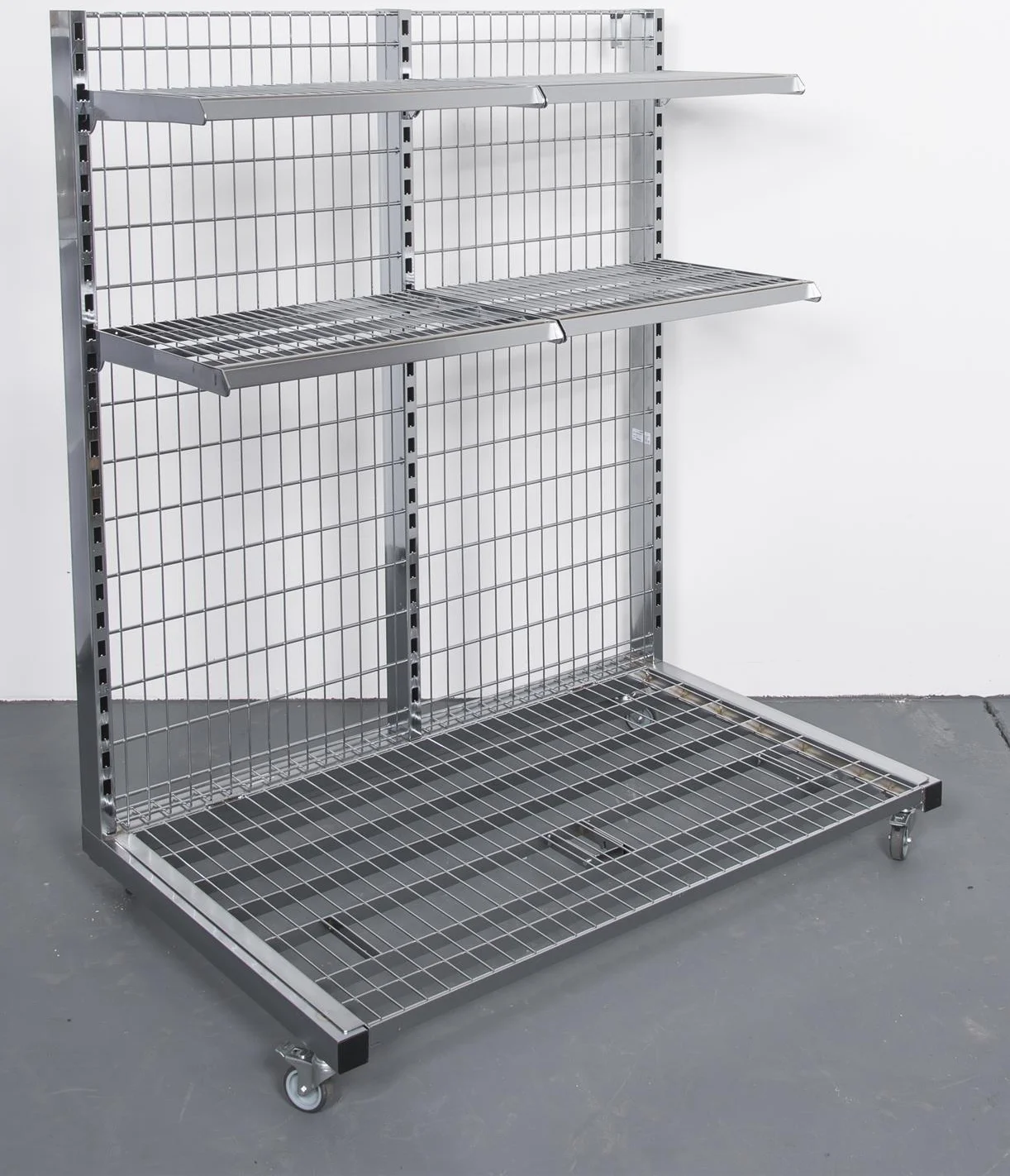 Metal Shop End Cap Stand Display Shelf Supermarket Display Shelf