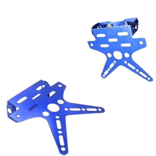 Универсальный кронштейн для номерного знака мотоцикла с ЧПУ из алюминиевого сплава Регулируемая рамка