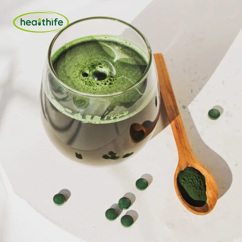 Organic Chlorella Vulgaris Powder Tablets, Chlorella