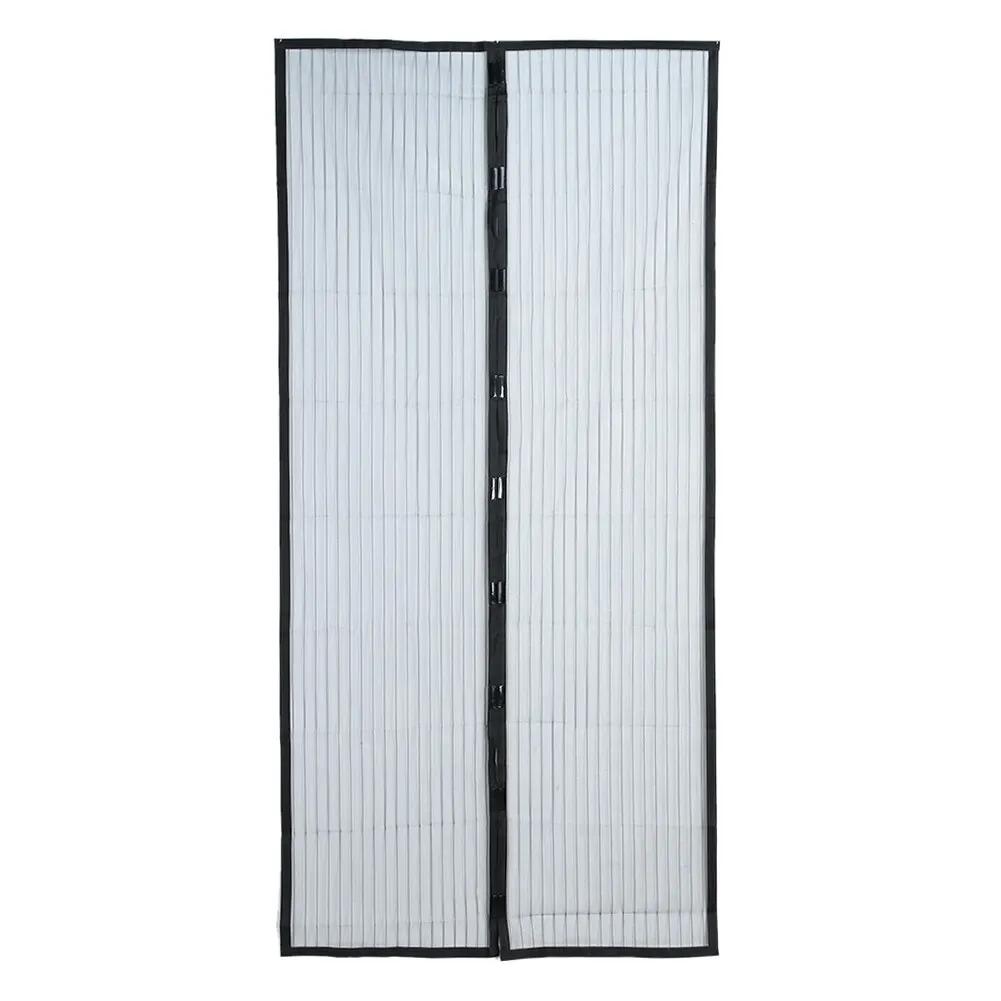 100% Polyester Magnet Door Curtain Mosquito Net Magnetic Door Screen Anti-Mosquito Insect Easy-Fit Magnetic Fly Screen Door Mesh
