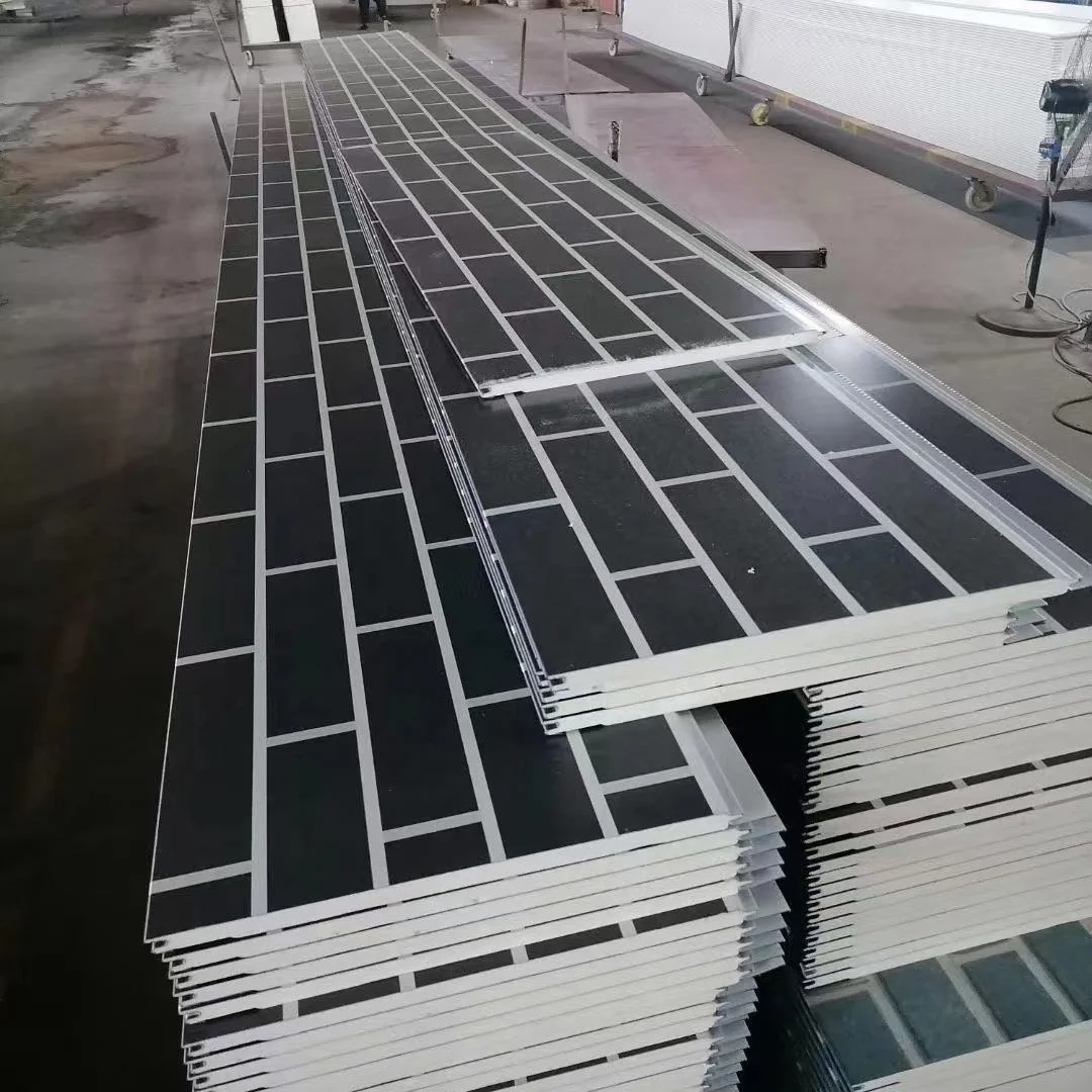 thermal insulation decorative metal wall panel brick polyurethane panels