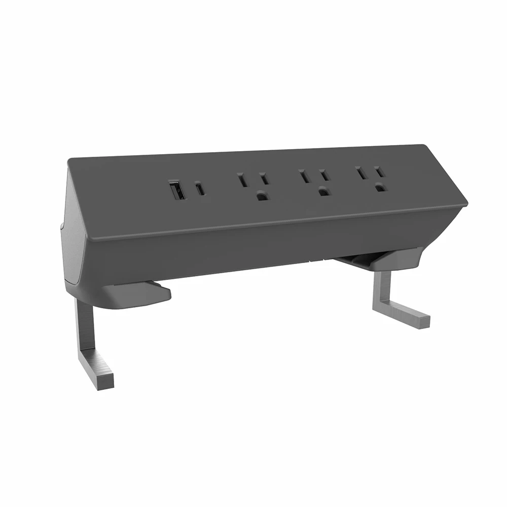 Электрическая розетка UL настольная usb 125 В американская с тремя