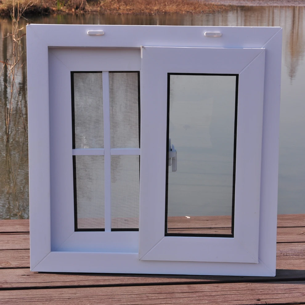 China supplier sliding windows and doors manufacturer direct sale soundproof slide vinyl windows and doors