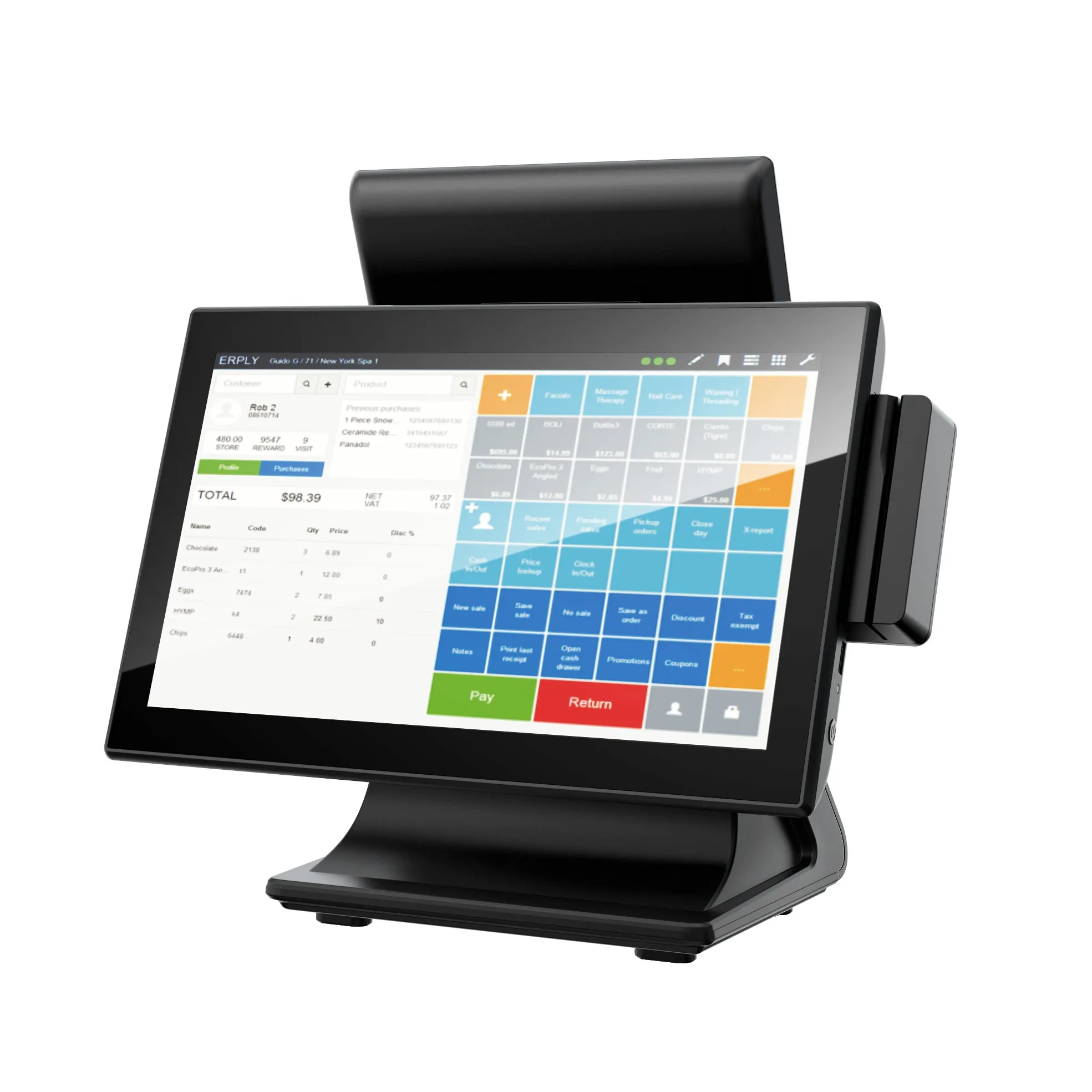 POS tablet 15 inch cash register tablet touch screen windows offline printer android terminal machine pos systems