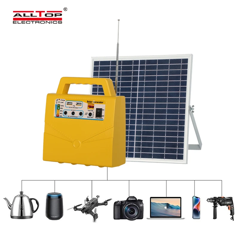 Portable Generator Mini Solar System Dc Solar Kit System 20w Mini Solar Light Kits For Home