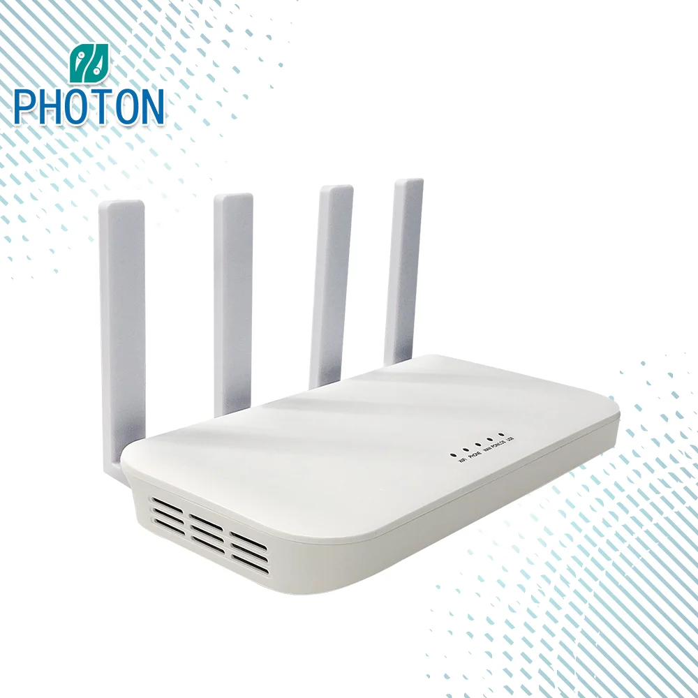 ftth fiber 4ge+1pots+wifi Layer 3 wifi 6 router XPON ONU PTF2464Q