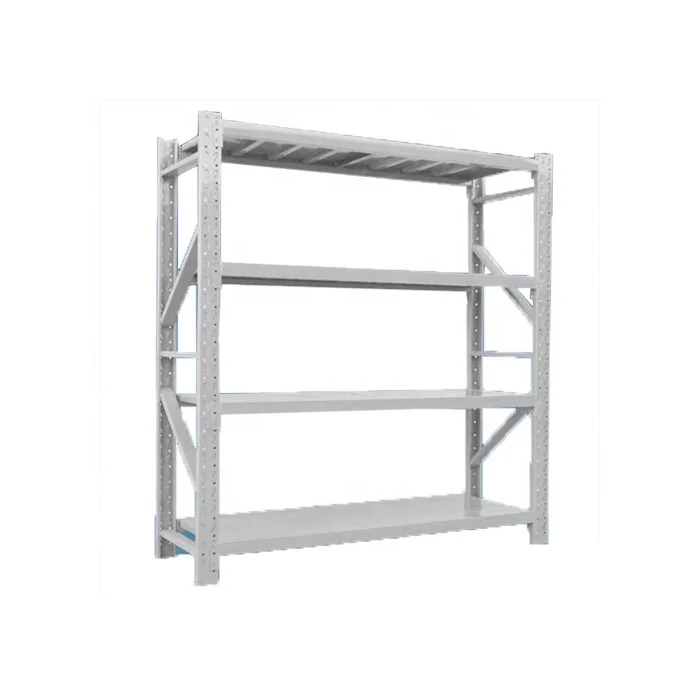 
4 Tier Adjustable Storage Shelf Rack Q235 Steel Layer Surface Protection Color Feature Powder Weight Cargo Material Multi Level 