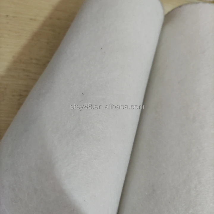 200g geotextile engineering fabric white permeable gardening moisturizing highway concrete short fiber non-woven geotextile