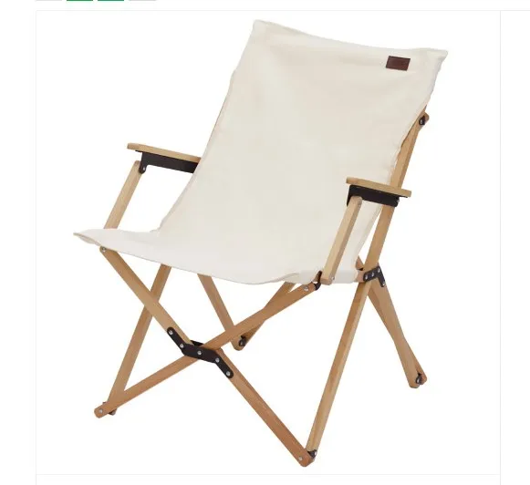 Лидер продаж, деревянный складной стул для кемпинга с подлокотником
