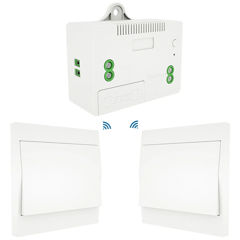 RF 433 No Battery Self Powered Wireless Remote Control Smart Wall Light Push Button Switch Receiver Transmitter 1 2 3 4 Way