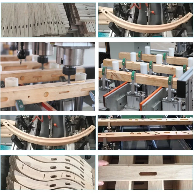 Solid Wood CNC Mortising Machine Automatic Drilling and Grooving Machine for Efficient Batch Processing of Workpieces