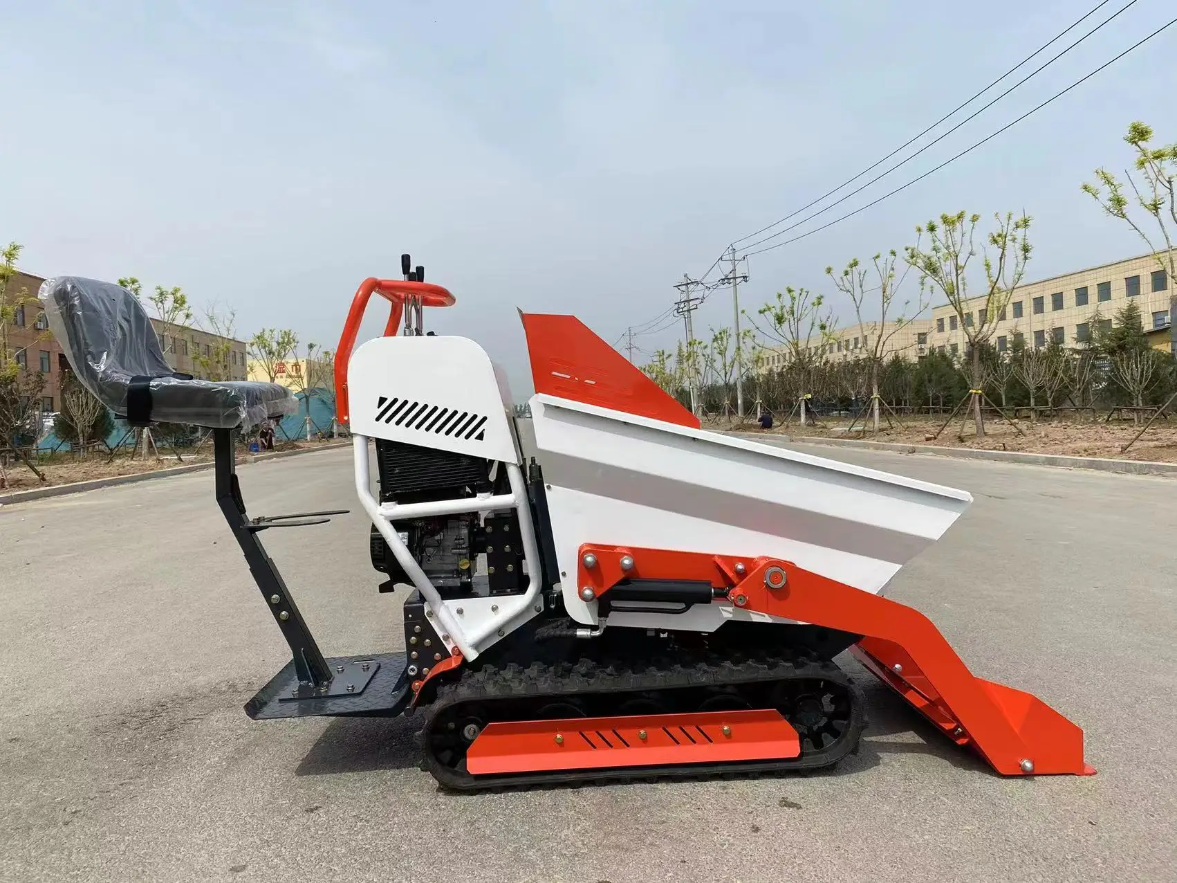 China crawler mini dumper mini dumper diesel with Seat Free Shipping